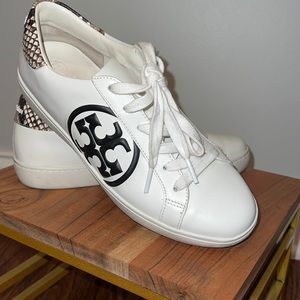 Tory Burch white tennis shoes